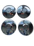 Hubcap chrome Wolfsburg (each) Beetle: export models and convertible 8.1965 until 7.1966 standard models 8.1965 until 7.1967 set of 4